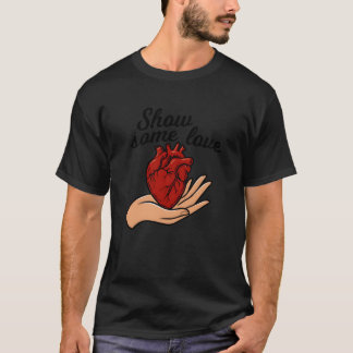 Camiseta Mostrar amor con una chica Heartfulouch