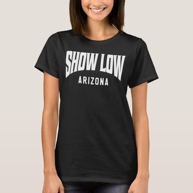 Camiseta Mostrar Arizona baja (Anverso)