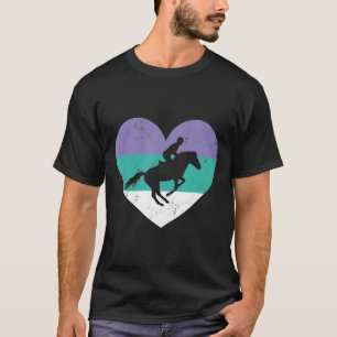 Camiseta Mostrar Caballo Saltado Para Mujeres Chicas De Amp