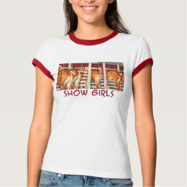 Camiseta Mostrar Chicas - Caballos belgas