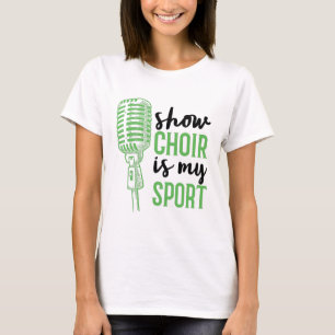 Camiseta Mostrar coro es mi música deportiva