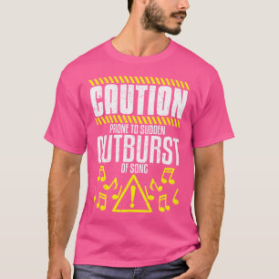 Camiseta Mostrar diseño de coro para cantante de ópera - Su