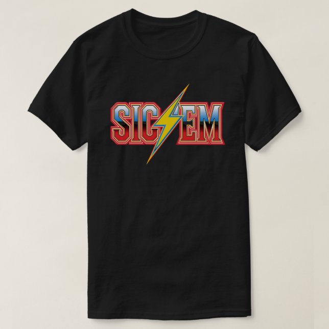 Camiseta Mostrar espíritu de fútbol de secundaria con Sic'E (Diseño del anverso)