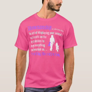 Camiseta Mostrar ganadería de camisas de cerdos mostrando l