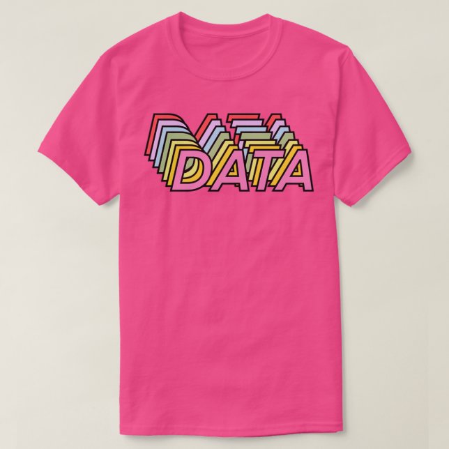 Camiseta Mostrar Los Datos 30 (Diseño del anverso)