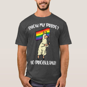 Camiseta Mostrar mi orgullo No hay problema llamado aliado 