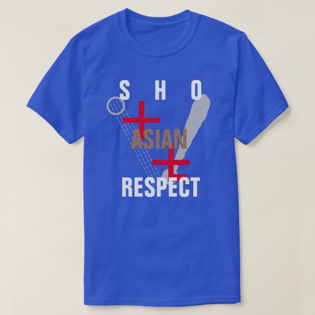 Camiseta Mostrar respeto (Diseño del anverso)
