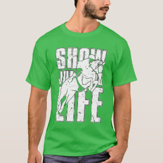 Camiseta Mostrar Salto de Vida Caballo de Amantes Mostrar S