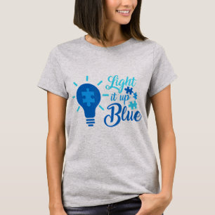 Camiseta Mostrar Soporte Para La Aceptación Del Autismo Co