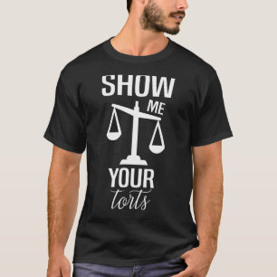 Camiseta Mostrar tu ley de graduados de la Facultad de Dere