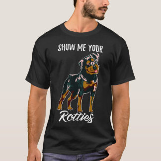 Camiseta Mostrar tu Rottweiler de Rotties