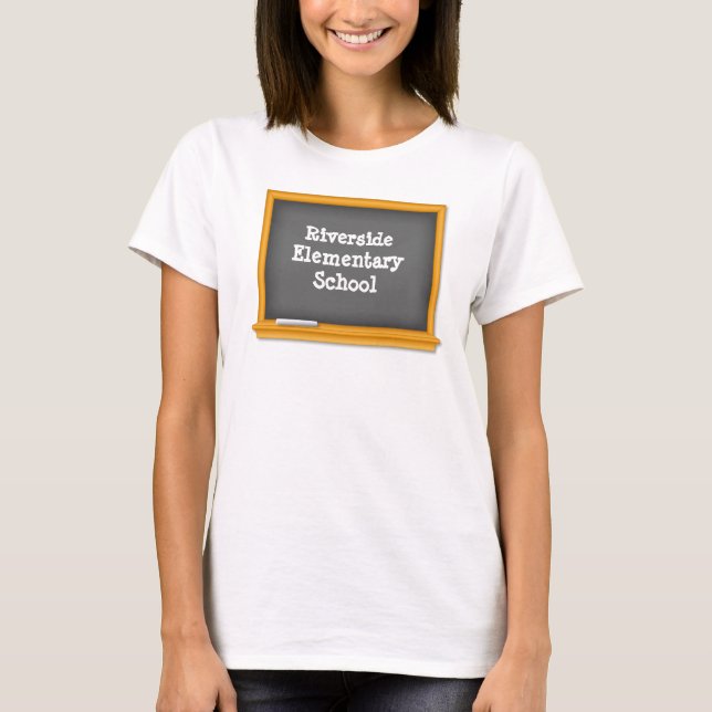 Camiseta Mostrar tu tablero de anuncios del Orgullo Escolar (Anverso)