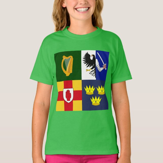 Camiseta Mostrar tus colores - Brazos de Irlanda (Anverso)