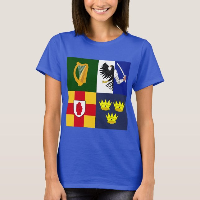 Camiseta Mostrar tus colores - Brazos de Irlanda (Anverso)