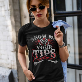 Camiseta Mostrar tus consejos - Divertido campeón de Dart