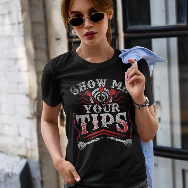 Camiseta Mostrar tus consejos - Divertido campeón de Dart (Subido por el creador)