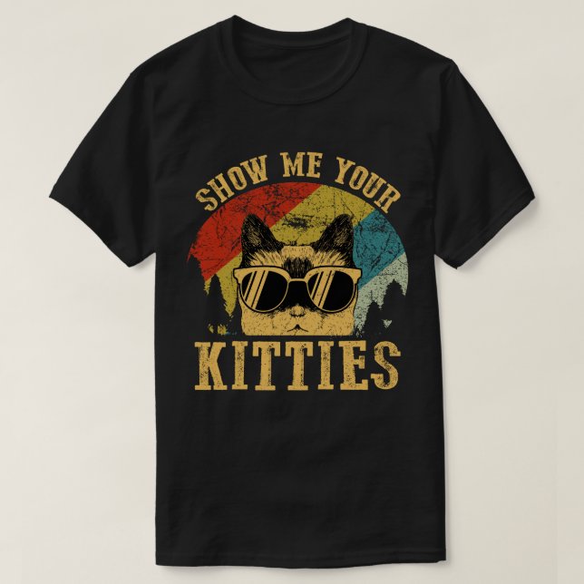Camiseta Mostrar tus gatitos (Diseño del anverso)