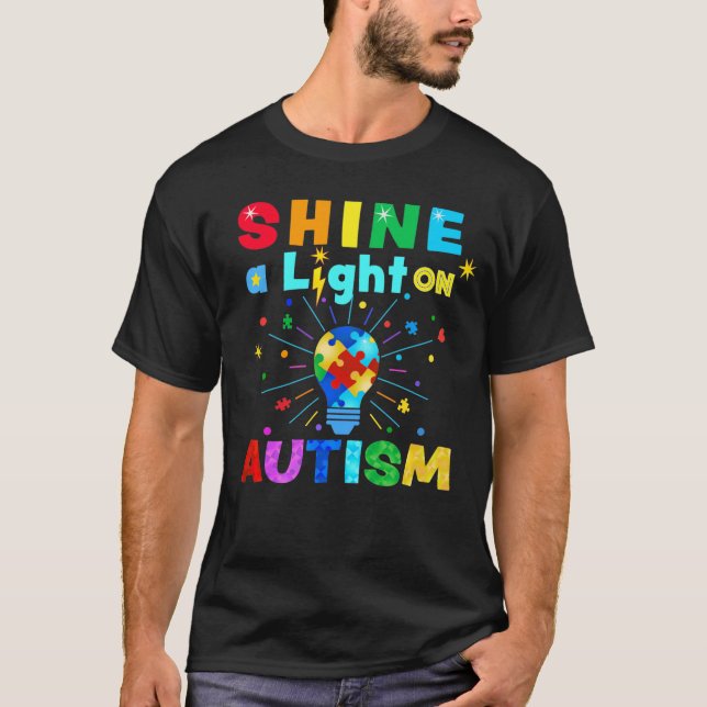 Camiseta MOSTRAR una luz sobre el AUTISMO (Anverso)