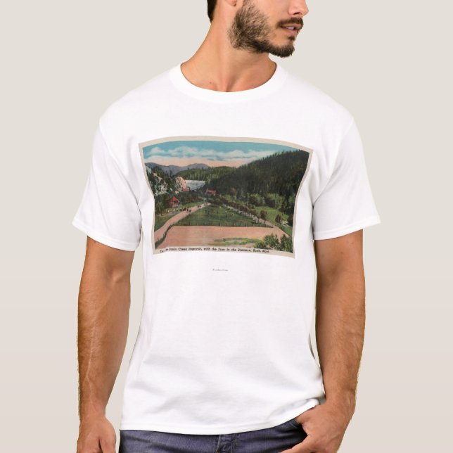 Camiseta Mota, TA - vista del parque de Reservior de la (Anverso)