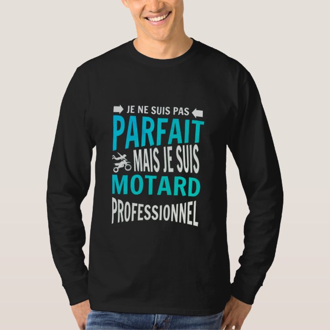 Camiseta Motard profesionnel cadeau pour motard (Anverso)