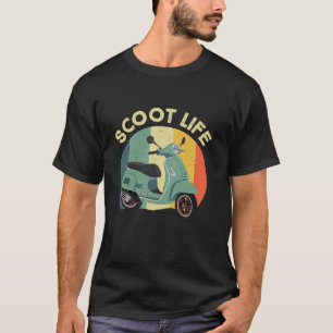 Camiseta Moter Scooter Para Hombres Mujeres Bicicleta Motoc