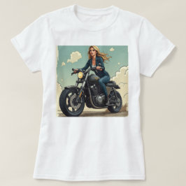 Camiseta Motera en la carretera
