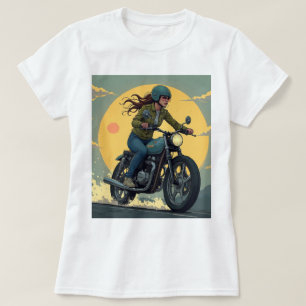 Camiseta Motera en la carretera