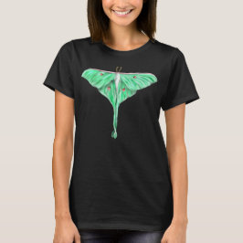 Camiseta Moth Lunar Verde Ilustrado