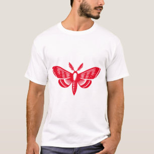 Camiseta Moth - Rojo