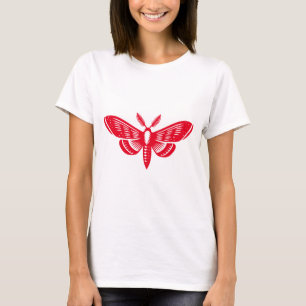 Camiseta Moth - Rojo