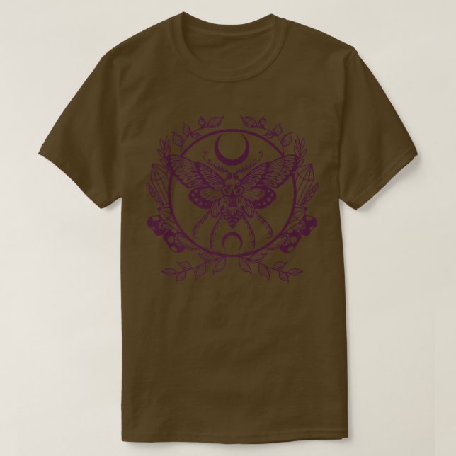 Camiseta Moth Viking Pagan Wicca168 (Diseño del anverso)