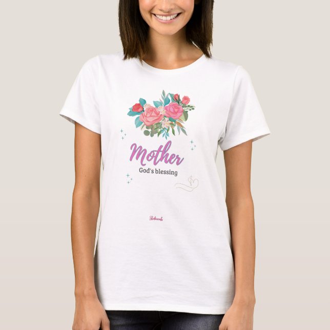 Camiseta Mother, A Blessing from God (Anverso)