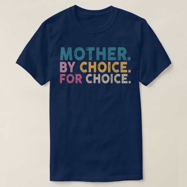 Camiseta Mother By Choice For Choice Uterus Abstract Face F (Diseño del anverso)