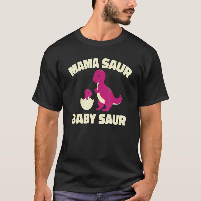 Camiseta Mother Dino Mom Mommy - Mother's Day Mama Saur Bab (Anverso)