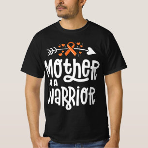Camiseta Mother Of A Warrior Mom Family Leukemia Cancer Awa