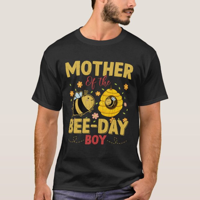 Camiseta Mother Of Bee Day Boy Fun Beekeeper Beekeeping Hon (Anverso)