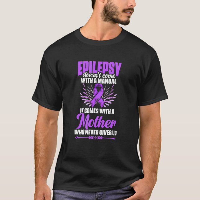 Camiseta Mother Of Epilepsy Survivor Mom Support Epilepsy A (Anverso)