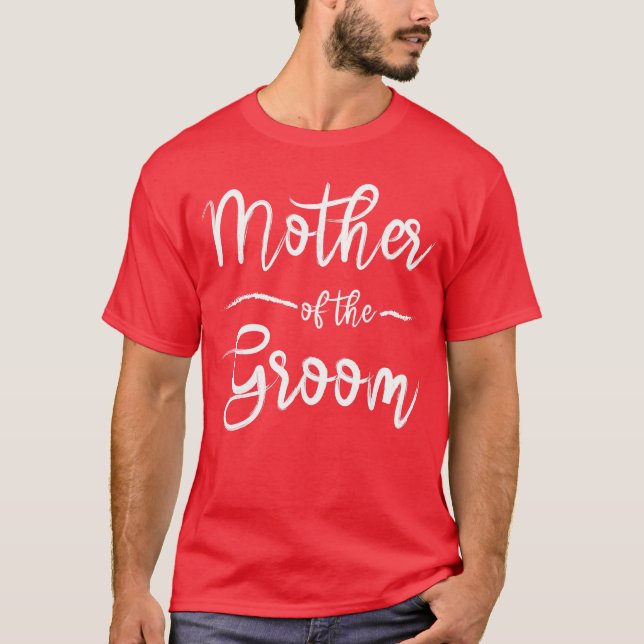 Camiseta Mother ofhe Groom Matching Bridal Shower vintage (Anverso)