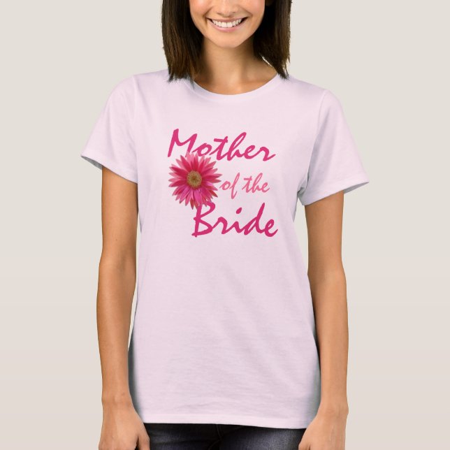 Camiseta Mother Pink Gerbera Daisy (Anverso)