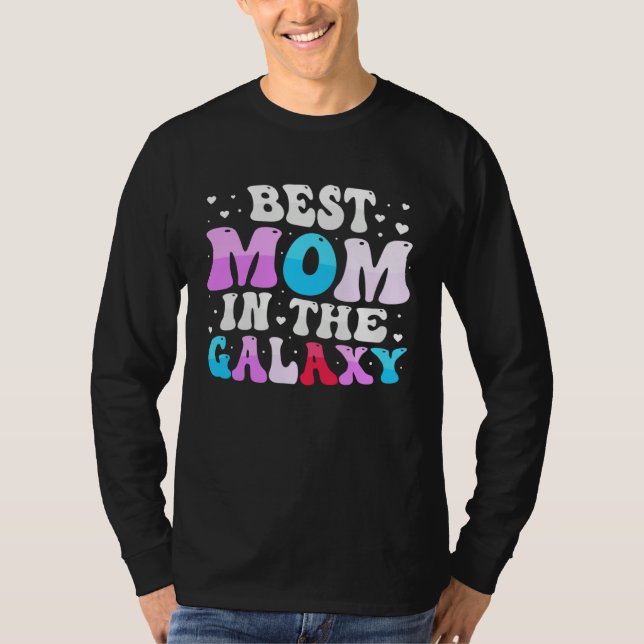 Camiseta Mother s Day 2023 Best Mom in the Galaxy Science F (Anverso)