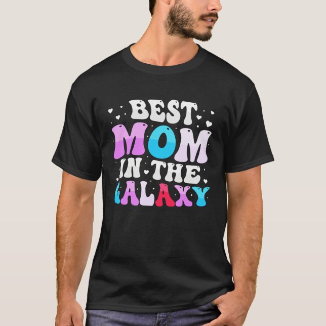 Camiseta Mother s Day 2023 Best Mom in the Galaxy Science F (Anverso)