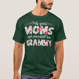 Camiseta Mothers Day Great Moms Get Promoted to Grammy