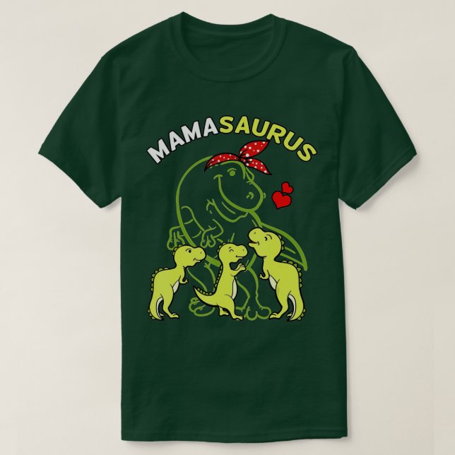 Camiseta Mother's Day Mamasaurus Tyrannosaurus Rex Mama 3 K (Diseño del anverso)