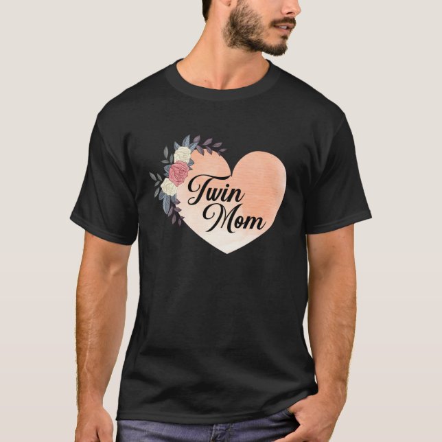Camiseta Motheru2019s Day Celebration Wife & Twin Mom Grand (Anverso)