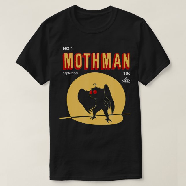 Camiseta Mothman (Diseño del anverso)