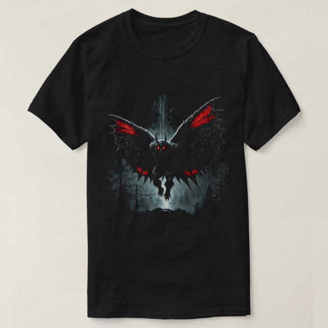 Camiseta Mothman (Diseño del anverso)