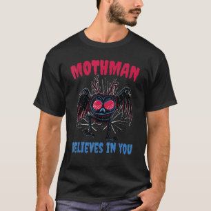 Camiseta Mothman Cree En Usted Mismo Criptozo Criptídico