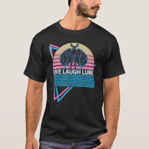 Camiseta Mothman Cryptid Cryptozoology Retro Lur en vivo