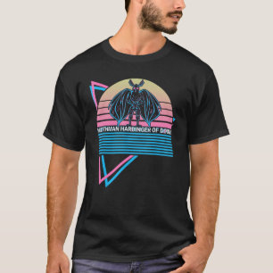 Camiseta Mothman Cryptid Retro Mothman Harbinger Of Doom