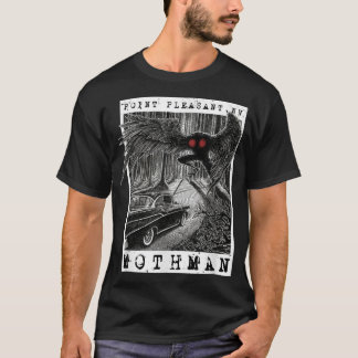 Camiseta Mothman Encounter - Original Agradable De 1966 Poi
